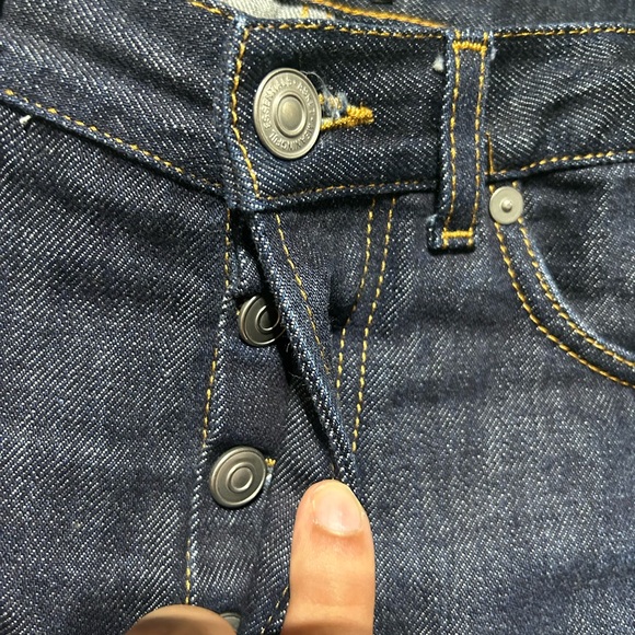 ASKET Jeans Men’s The Raw Denim Jeans 31x30 Blue Organic Cotton Made In Italy - Picture 3 of 9